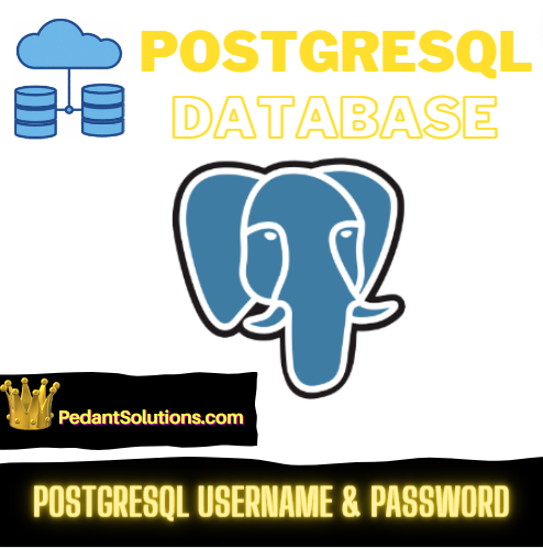 PostgreSQL username and password table