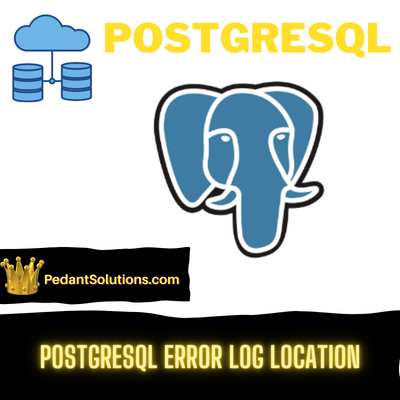 Postgresql error log location